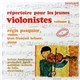 Régis Pasquier, Jean-François Heisser - Répertoire Pour Les Jeunes Violonistes - Volume 2