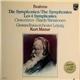 Johannes Brahms - Gewandhausorchester Leipzig, Kurt Masur - Die Symphonien - Ouvertüren - Haydn Variationen